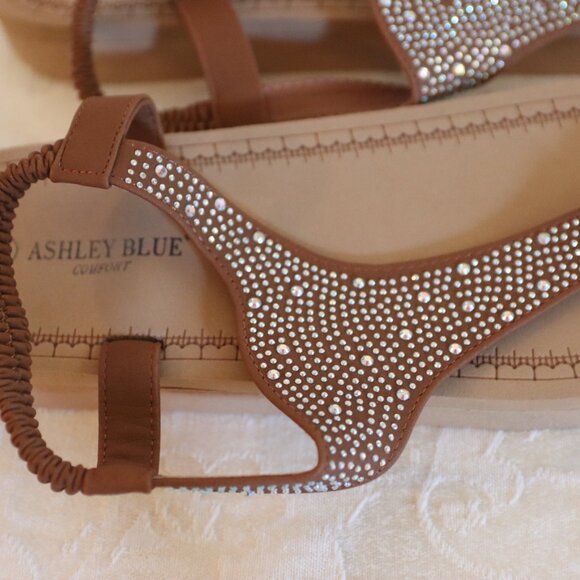 Ashley Blue Sandal Size 10 - Picture 2 of 7